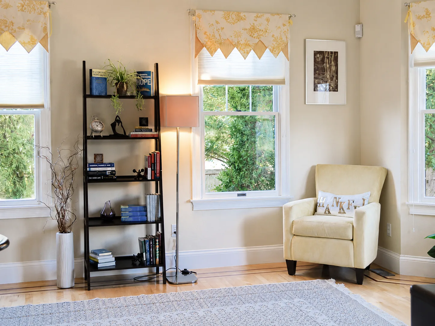 Reading nook at Tharros House