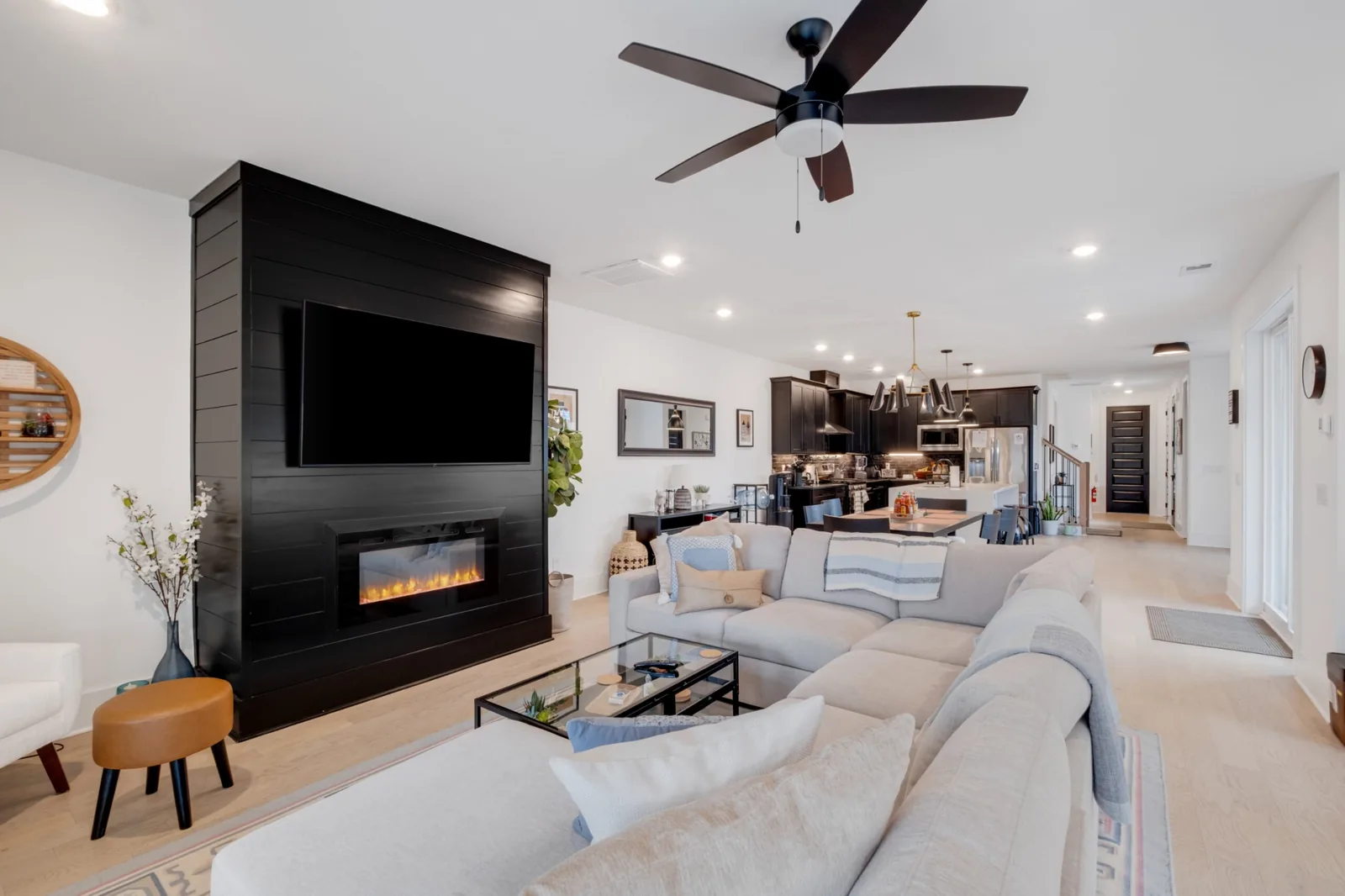 Living room at Tharros House Nashville