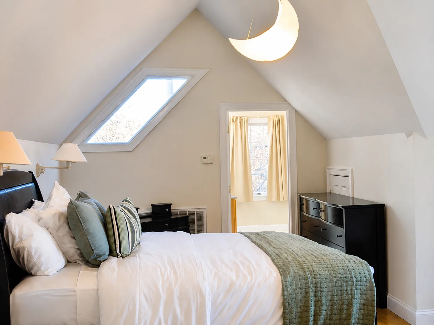 Attic bedroom at Tharros House