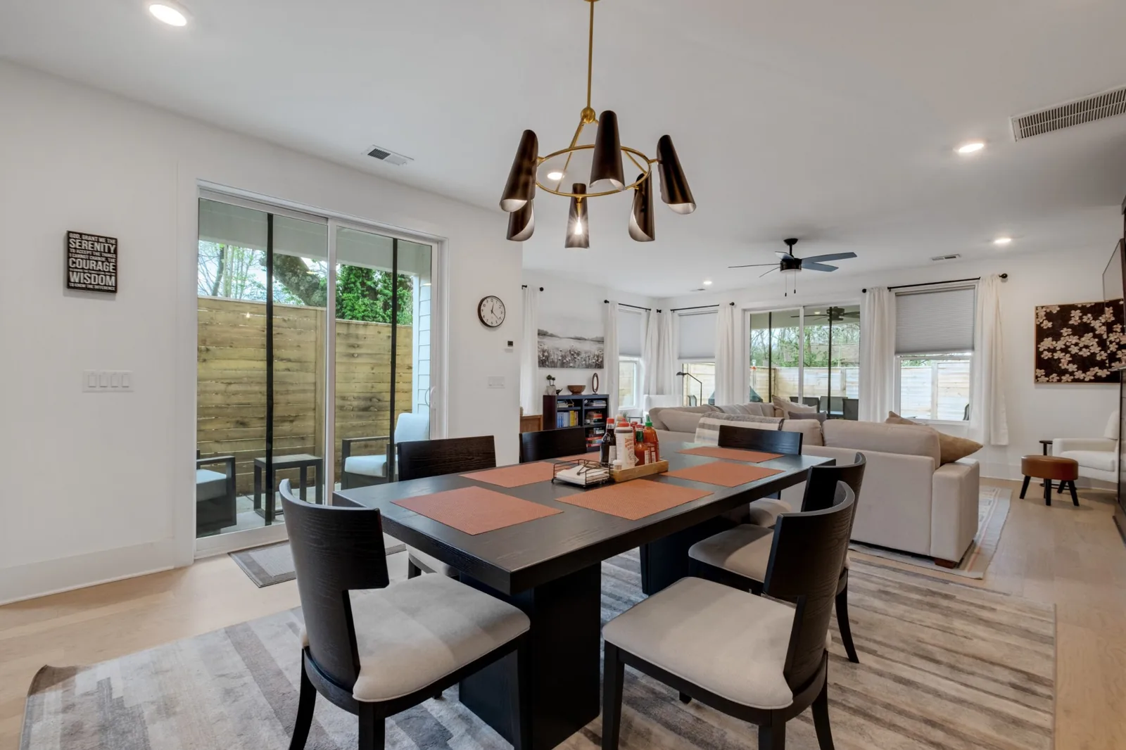 Dining room at Tharros House Nashville